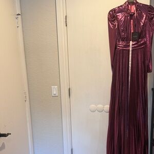 Metallic Pink Gown